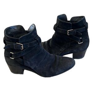 Yves Saint Laurent Black Ankle Boots